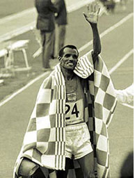 Oromo athlete Mamo Wolde Dagaga 1968 Mecico Olympics winner